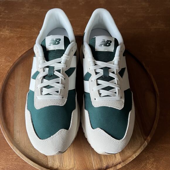 New Balance 237 Classic Running Shoes Sneakers Men's Size 10 Green Grey - Picture 9 of 16